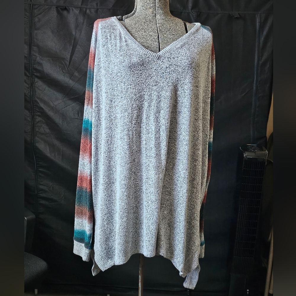 Maurices Heather Gray Knit Top